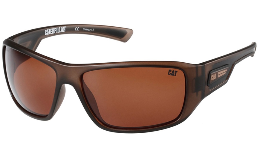 Image 2: Caterpillar Mirror Polarised Sunglasses   