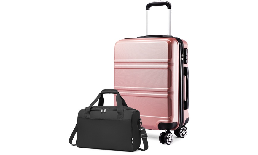 Image 2: KONO 20 Inch ABS Cabin Suitcase and Travel Bag Hand Luggage