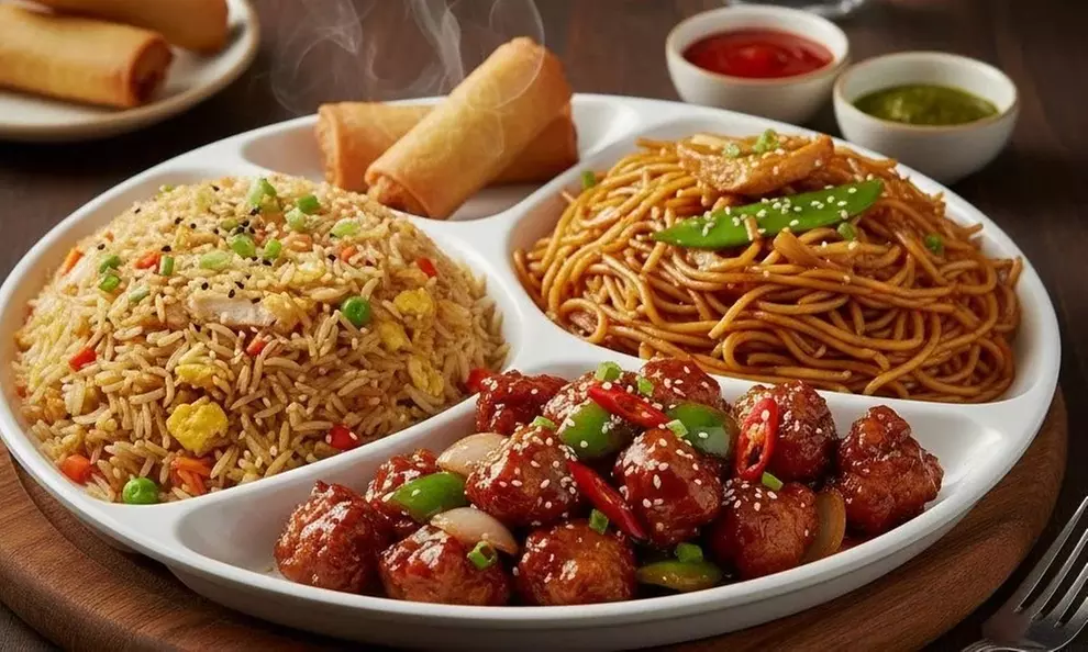 Authentic 4-Course Dining Experience Indian & Chinese Menus in Dubai