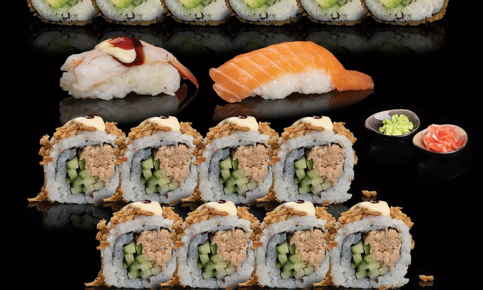 Sushi-Platte für 2 oder 4 Personen - Exklusive Sushi-Auswahl
