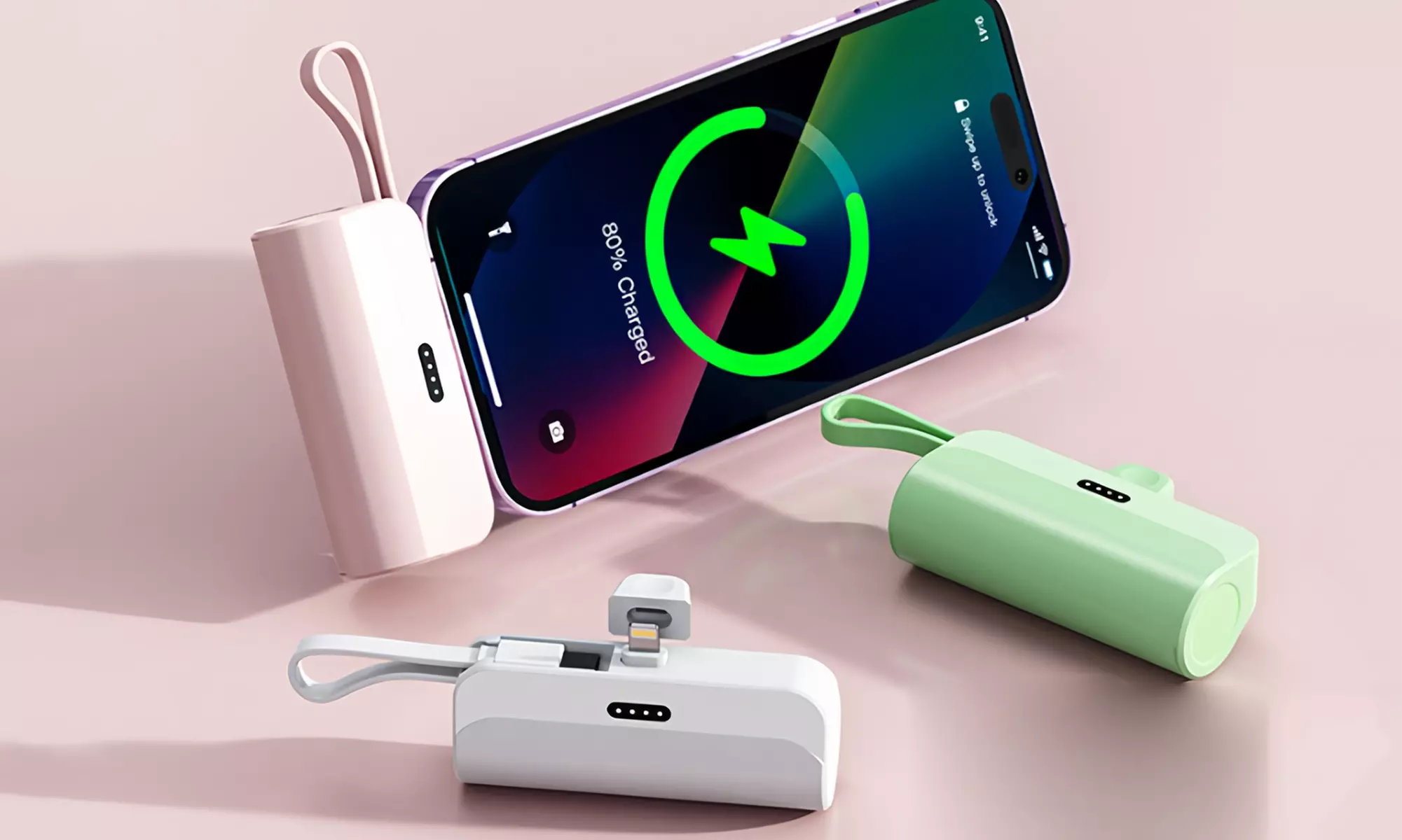 Compacte capsule powerbank in kleur naar keuze - Primary Image