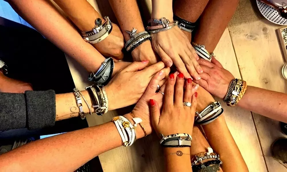 Leren armband maken + high tea