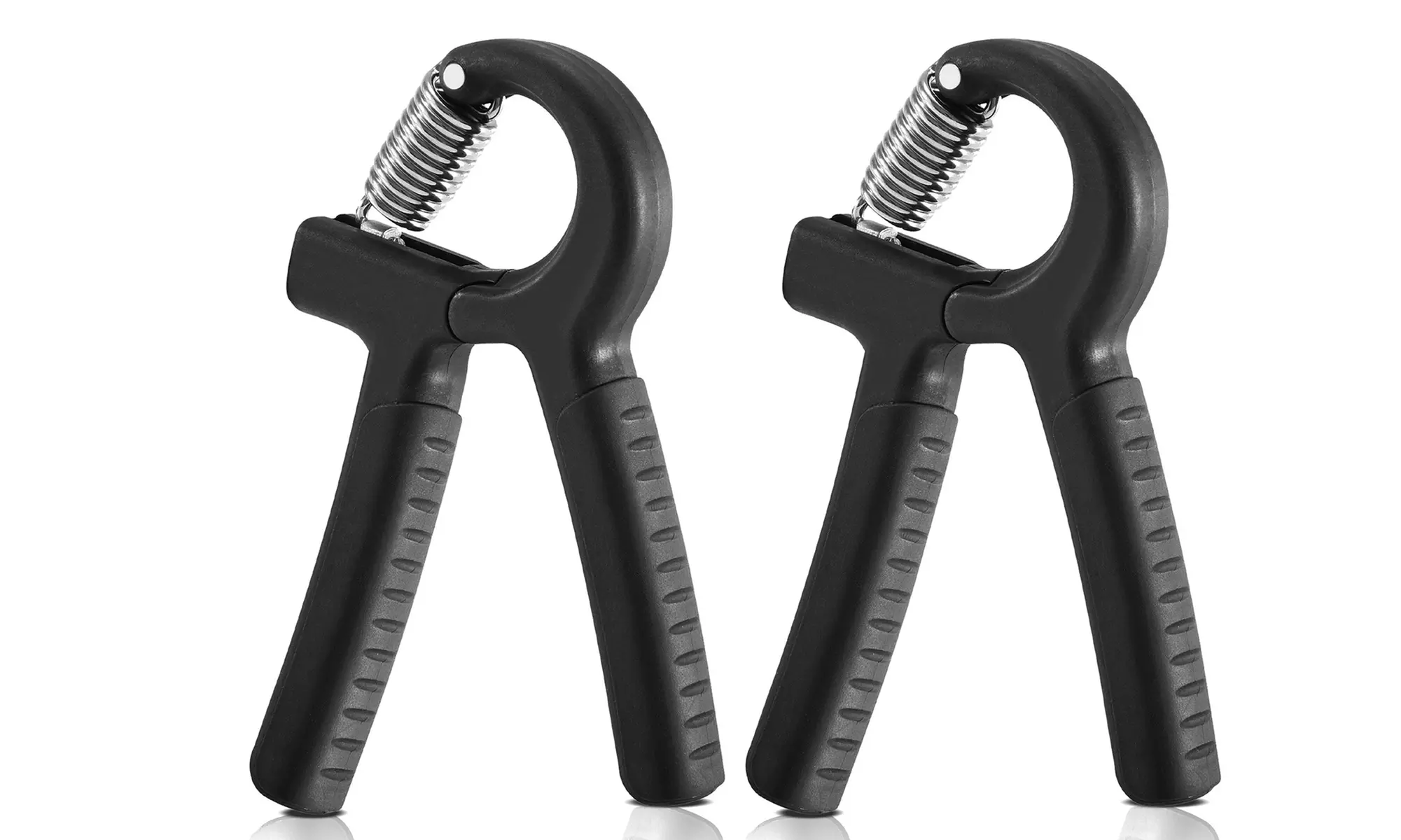 WeCare Fitness Resistance Hand Grip Strength Trainer Adjustable Non-Slip - Black