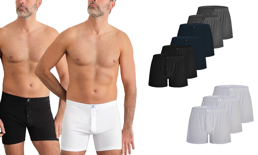 Image 1: 3 o 6 boxer da uomo De Fonseca in 100% cotone