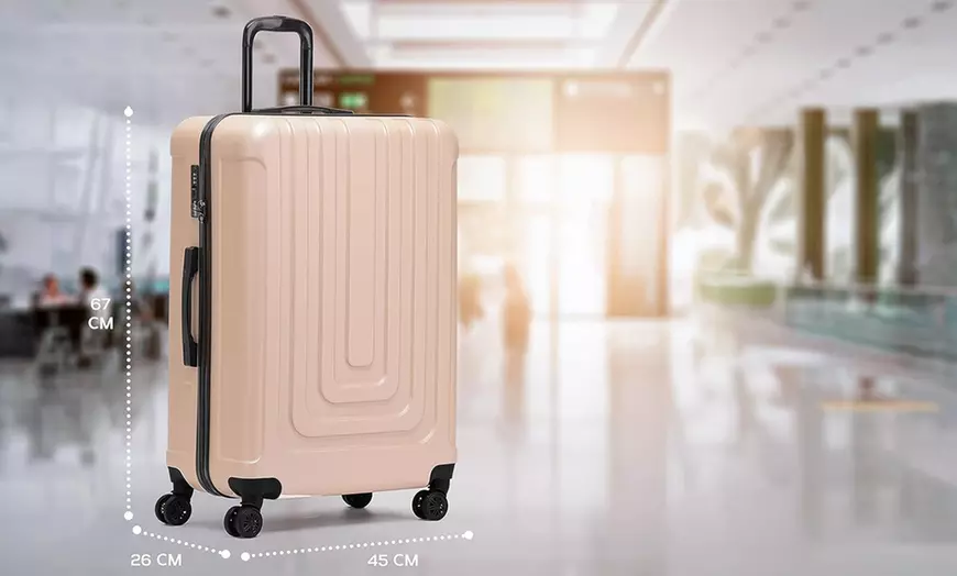 Image 16: 8 Wheel Premium Travel Suitcase TSA Lock Highly Durable 100+ Airline Approved