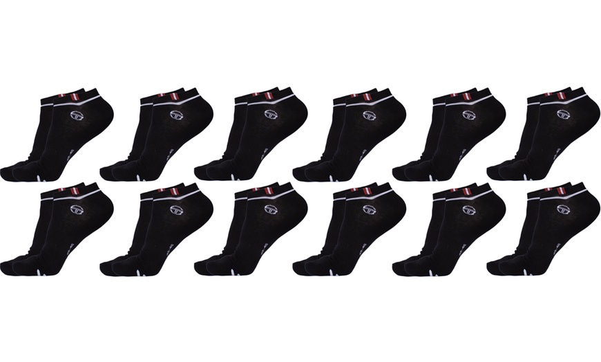 Image 5: Paires de chaussettes invisibles en coton mélangé Sergio Tacchini 