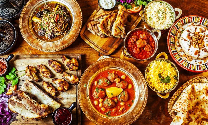 Image 1: Premium Morrocan Dining  -  2 Authentic Courses for 1, 2 or 4 