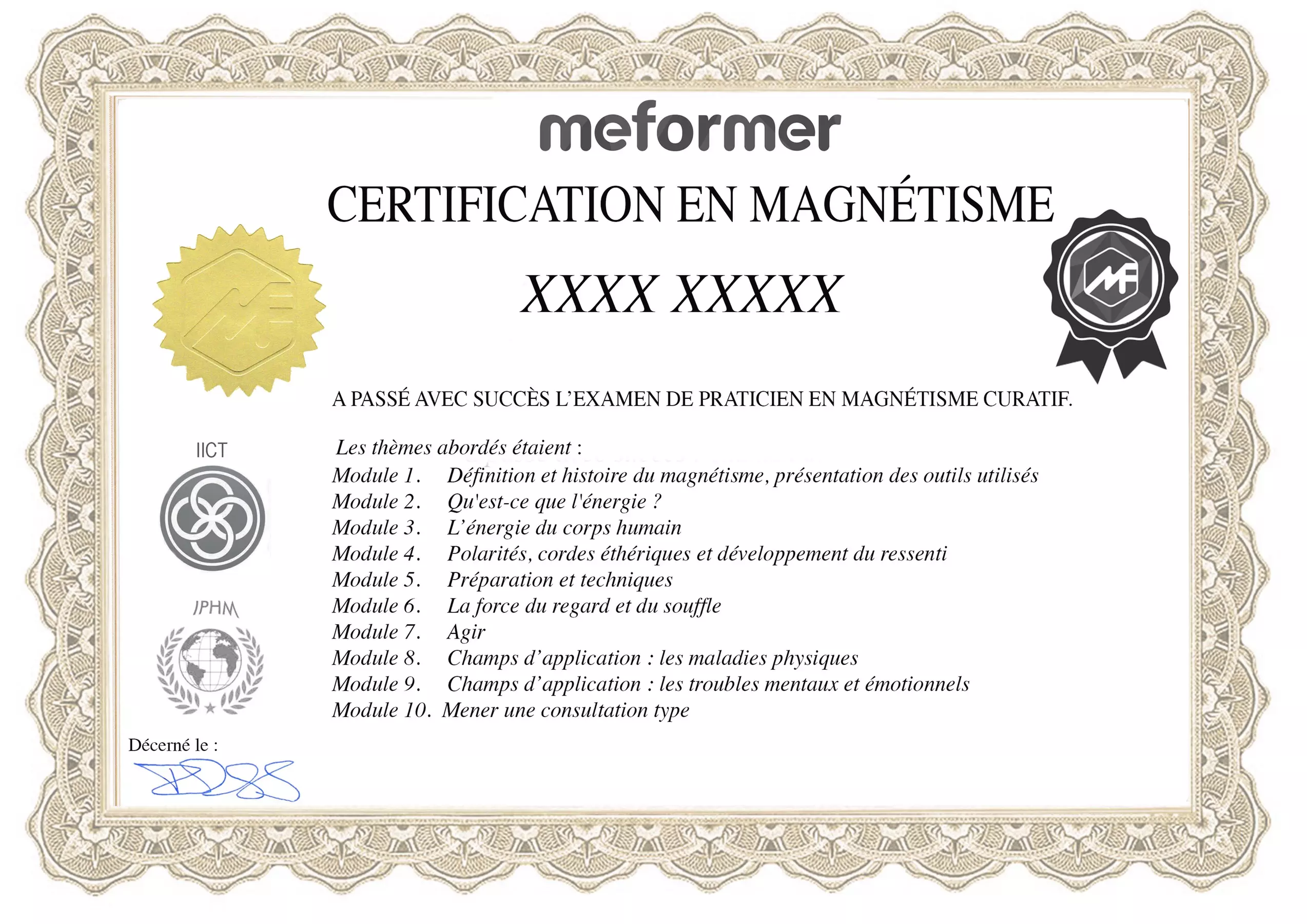 Formation en ligne pour devenir magnétiseur certifié avec Meformer - Second Medium