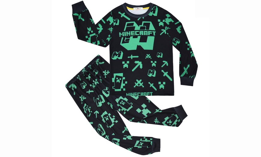 Image 8: Two-Piece Minecraft Inspired Kids' Pyjamas Set 