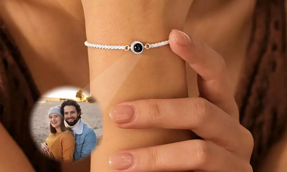 One or Two Unique and Customized Photo Bracelets