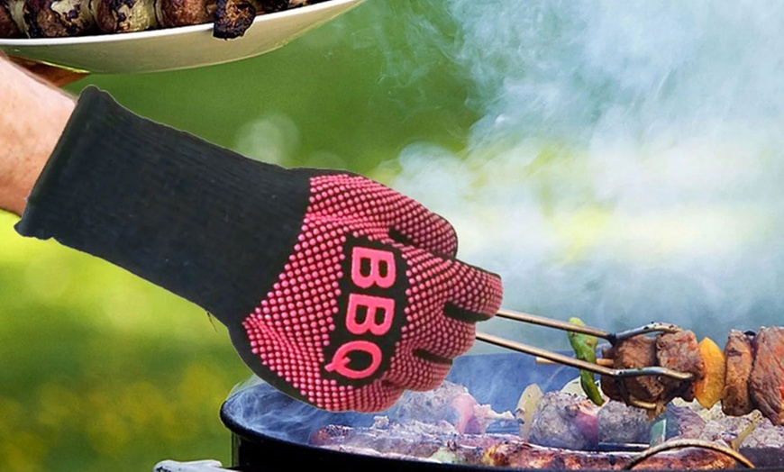 Image 5: Pair of Grilling Gloves