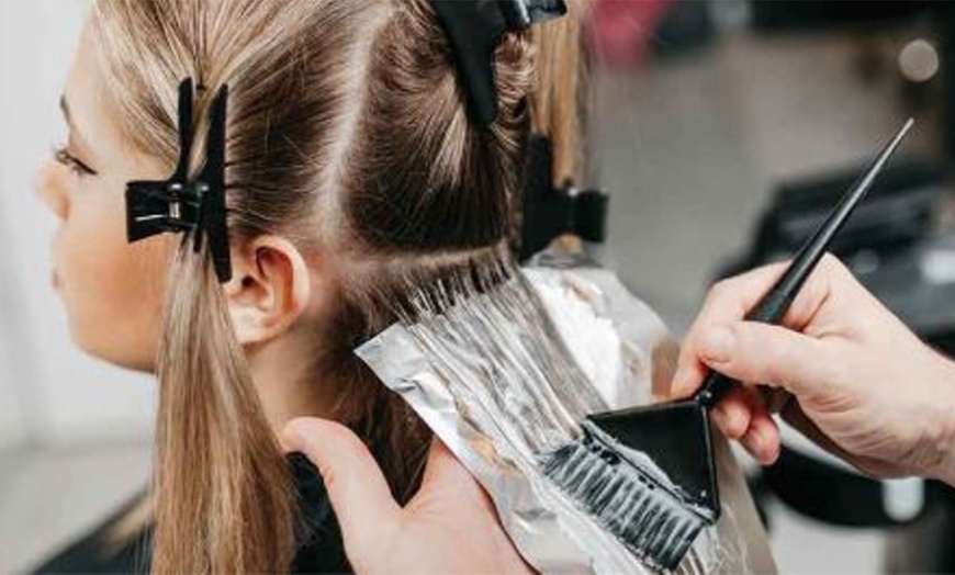 Image 3: Haircut + Hair Treatment with Optional Half Head Foil