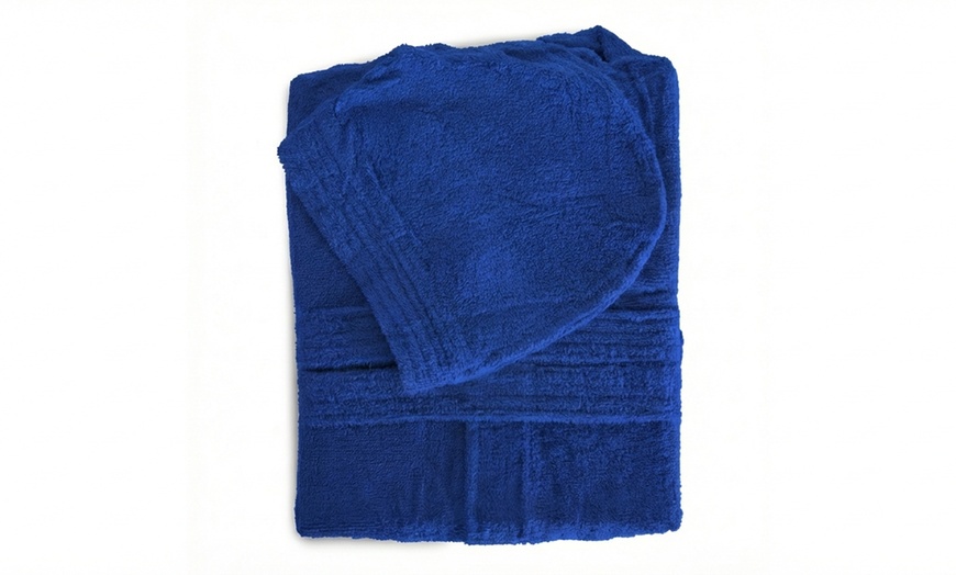 Image 11: Baby Terry Bathrobe with Hood 