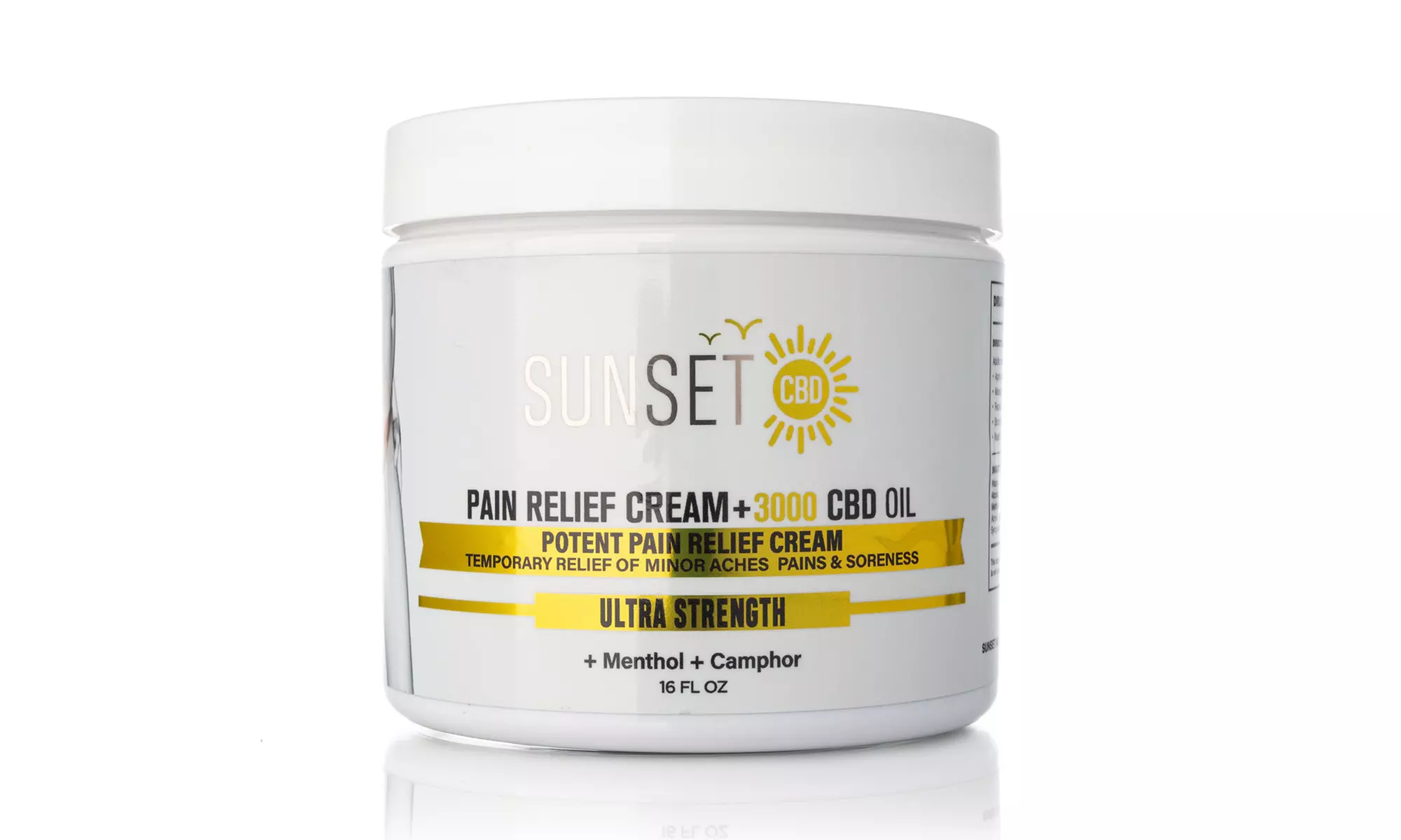 CBD Pain Cream & Camphor  (Up to 3000 MG) - Up to 65% Off