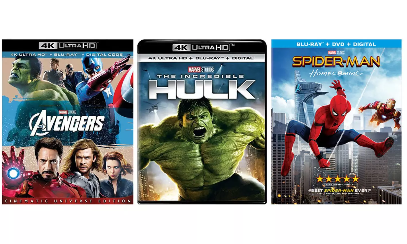 Marvel Cinematic Universe Movie on DVD, Blu-ray, 4K, or 3D Disc - Primary Image