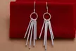Sterling Silver Drop Dangle Earrings - Multiple Styles - Second Medium