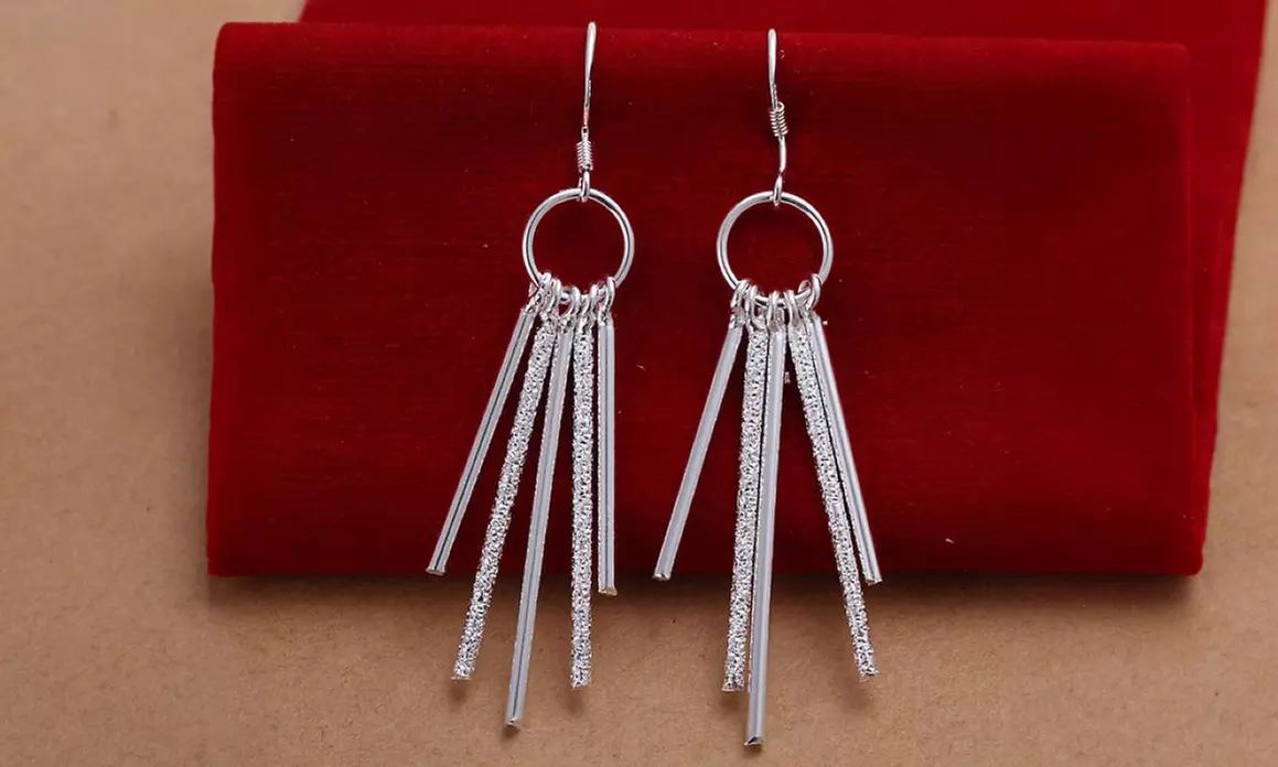 Sterling Silver Drop Dangle Earrings - Multiple Styles