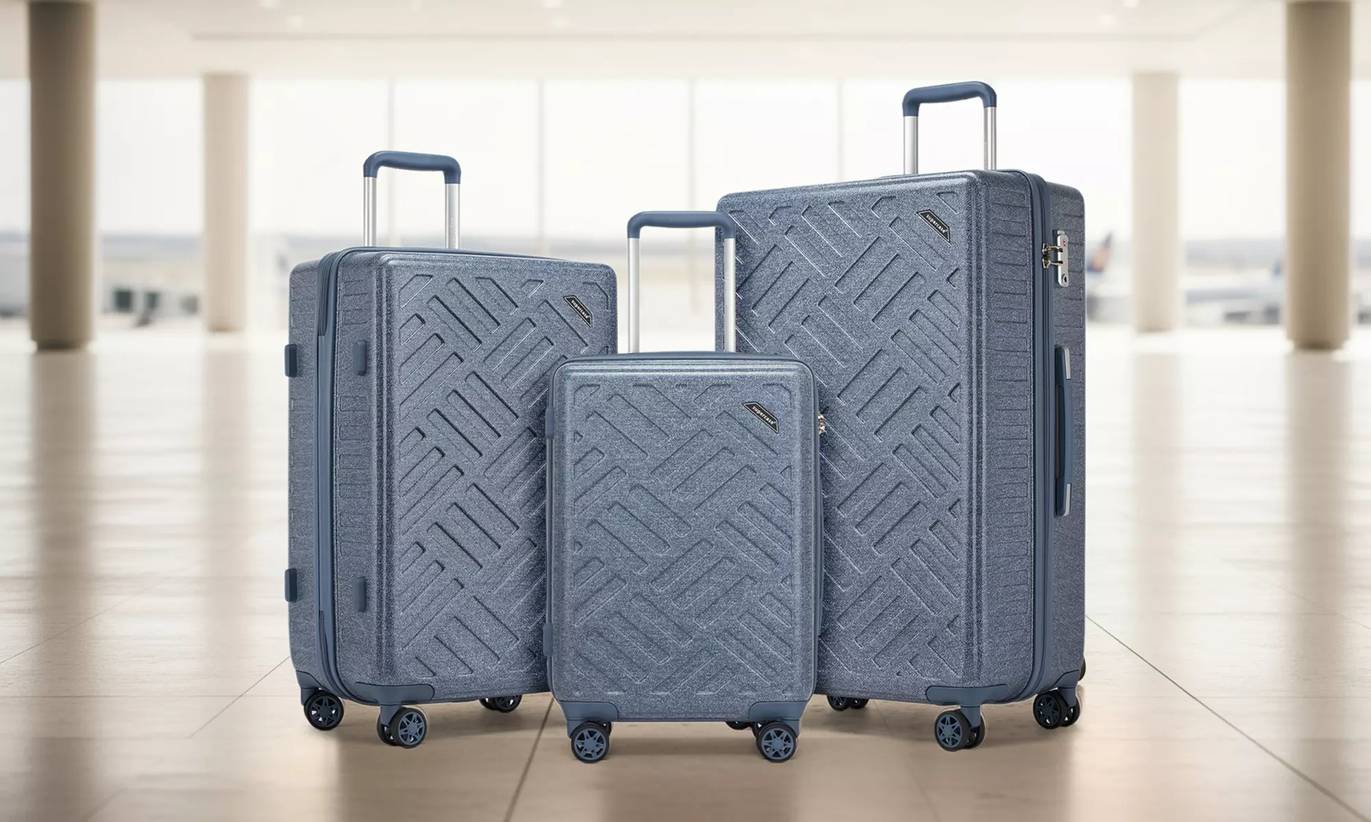 1 ou 3 valises Supercase, capacité au choix, livraison offerte - Primary Image