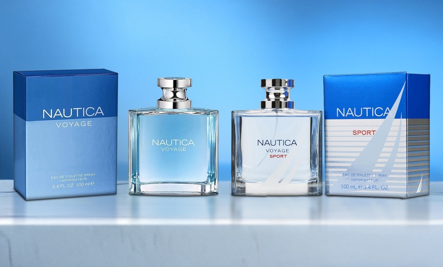 Image 1: Nautica Voyage OR Voyage Sport 3.4 oz / 100 ml Eau De Toilette For Men