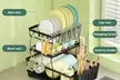 Toque Premium Rust-Resistant Kitchen Dish Drying Racks - Image 4