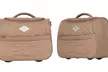 Set de 2 bagages "Lilas-H", valise cabine et vanity, coloris au choix, livraison offerte - Second Medium