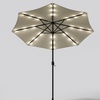 Image 6: Rotatable Solar Lighting Garden Umbrella with Fillable Base