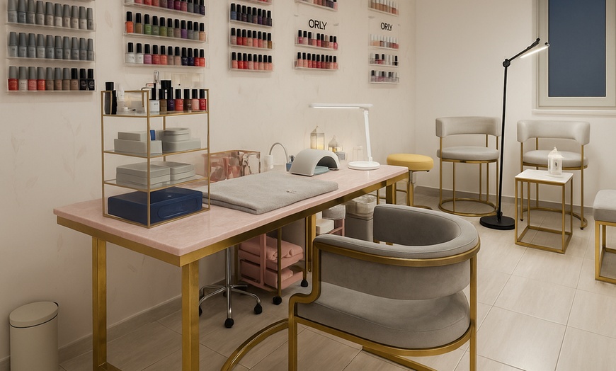 Image 2: Classic or Gelish Manicure & Pedicure with Blow-Dry Packages