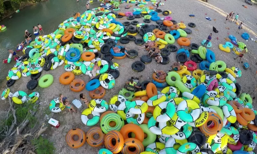 Enjoy a Hassle-Free Tubing Adventure w/ Transportation & Cooler Setup 