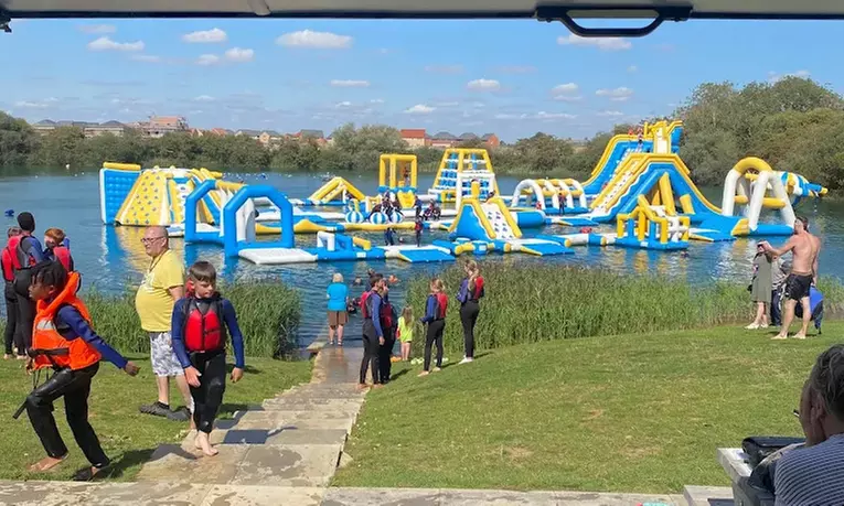 Spend the Summer Holidays at Fenland Aqua Park w/ Entry for 1-4 People