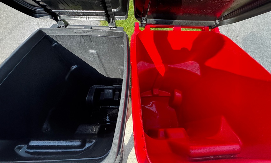 Image 5: Experience On-location Curbside Trash Can Pressure Washing Service