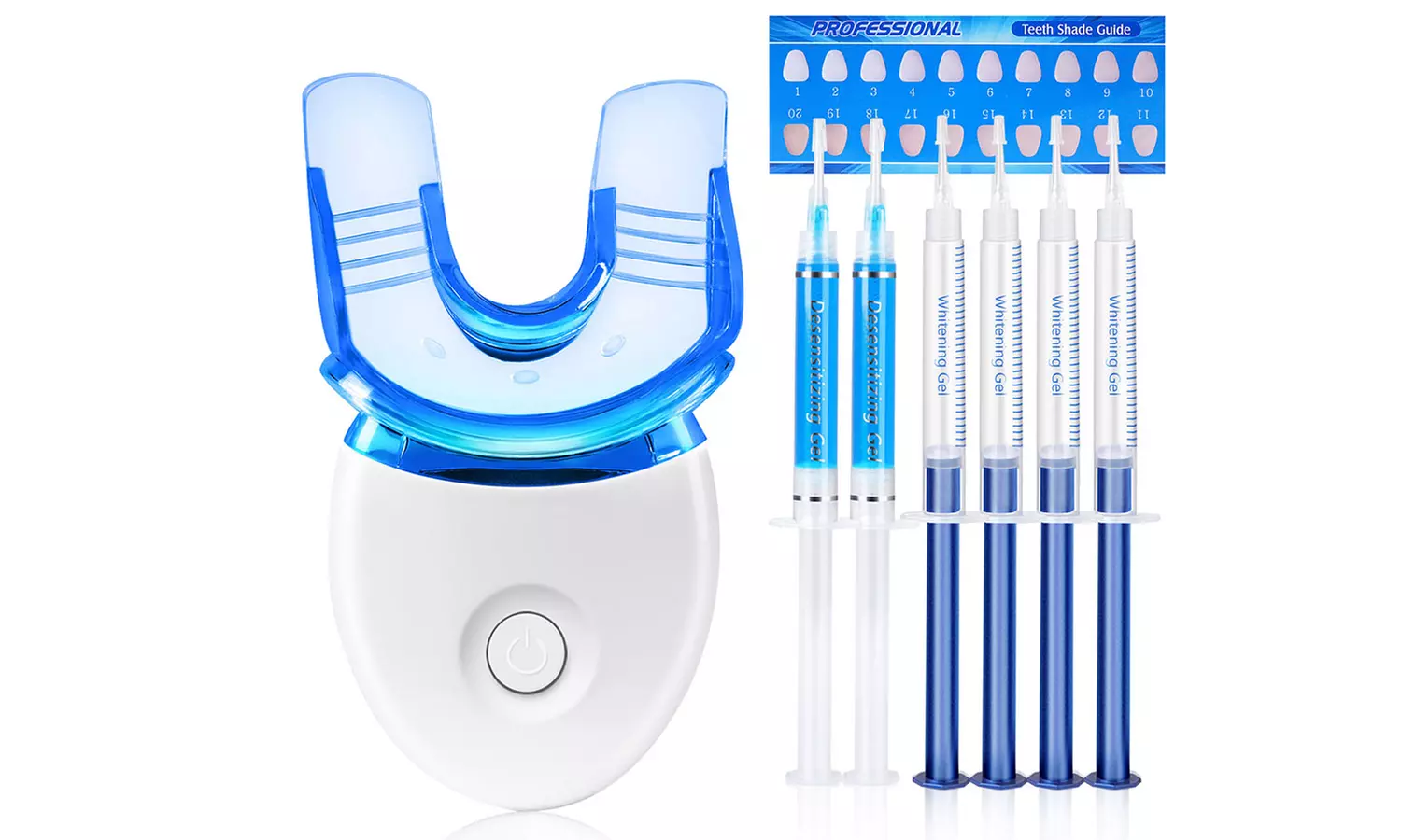 Teeth Whitening Kit with LED Light for Sensitive Teeth include Whitening Gel