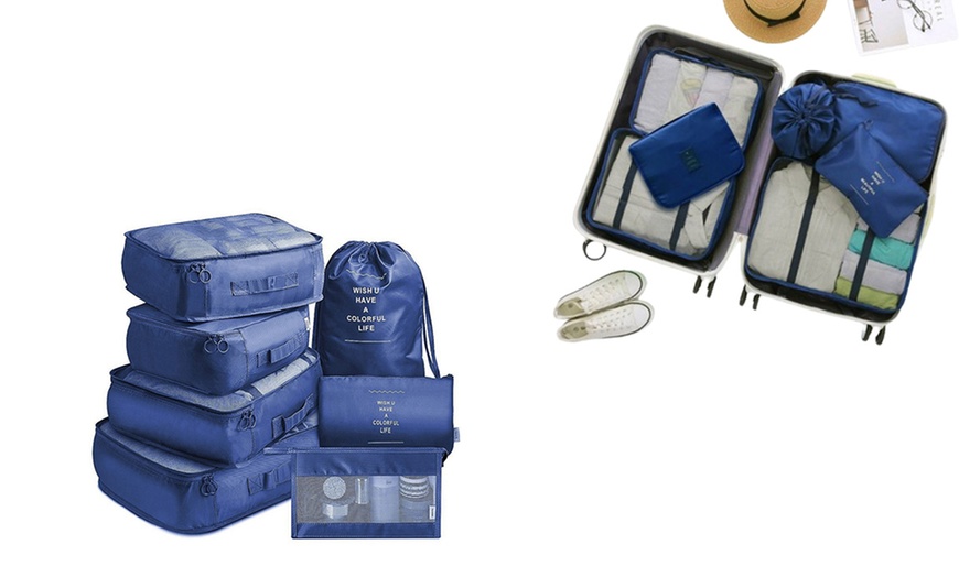 Image 10: 7Pcs Travel Packing Organizers