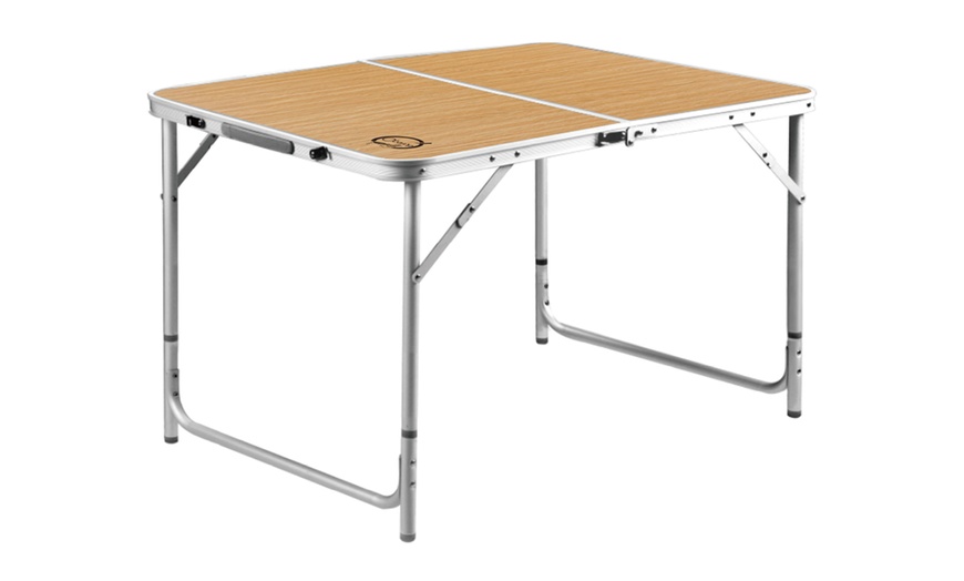 Image 5: Mesa de aluminio transportable para interior y exterior de O'Camp
