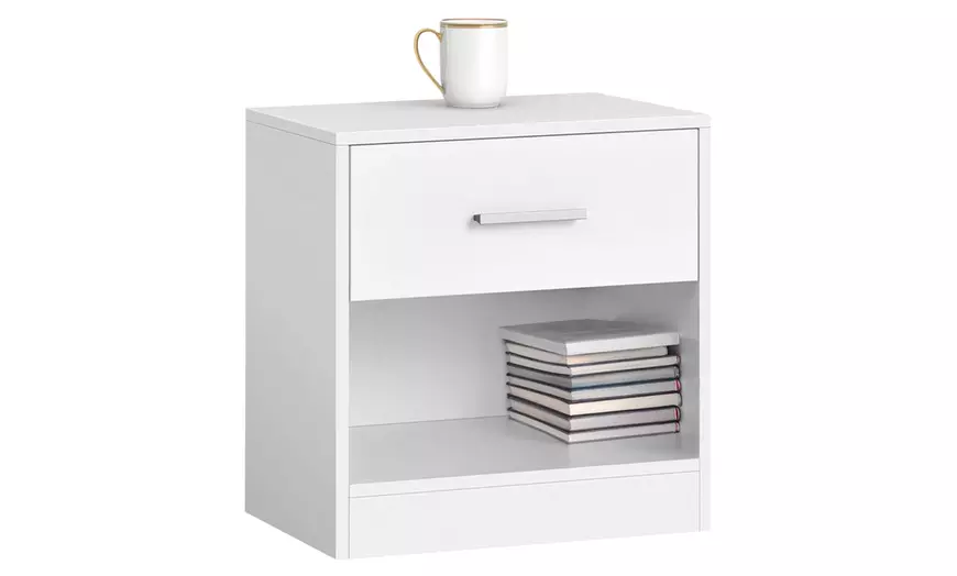 Image 2: Table de chevet contemporaine avec tiroir