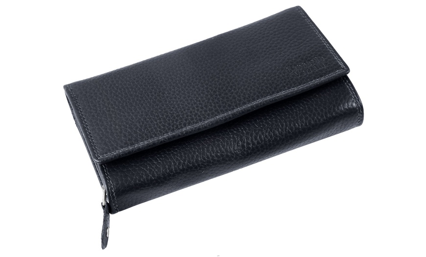 Image 8: Cartera de piel genuina para mujer Leonardo Verrelli