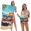 Image 17: 2-in-1 Convertible Beach Towel Backpack