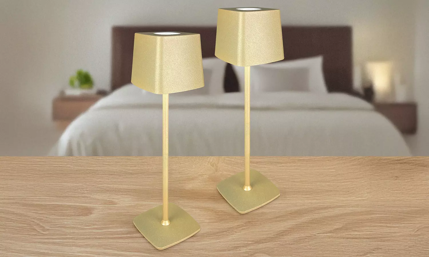 Lot de 2 lampes LED design moderne