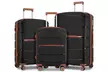 KONO Hard Shell Suitcase with Silent Spinner Wheels and TSA Lock - Image 2
