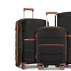 Image 2: KONO Hard Shell Suitcase with Silent Spinner Wheels and TSA Lock