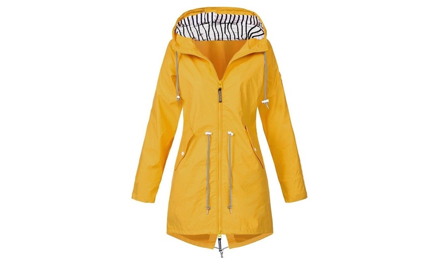 Image 7: Long Lightweight Raincoat