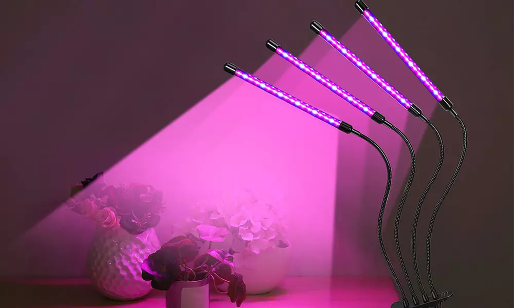 iMounTEK Full Sprectrum LED Plant Grow Light 360-Degree Gooseneck Grow Lamp