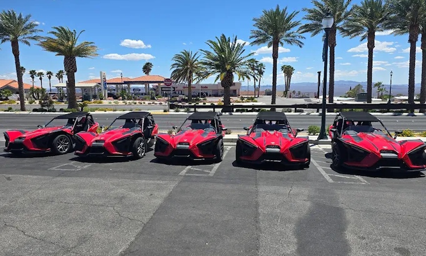 Image 3: Cruise in Style with The Exclusive Polaris Slingshot Rental!