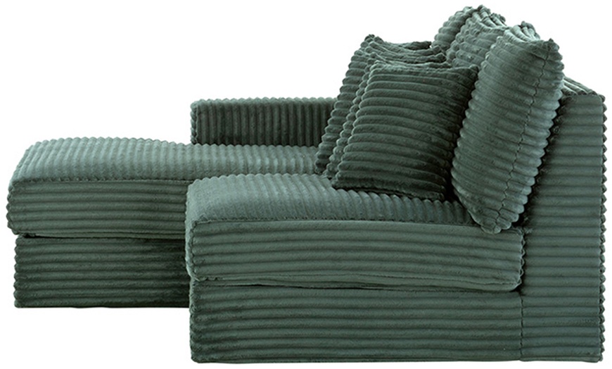 Image 32: Canapé d'angle "Kendari" de Kocoon en velours côtelé