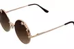 Emblem Eyewear - Womens Flower Floral Boho Round Mirror Womens Sunglasses - Second Medium