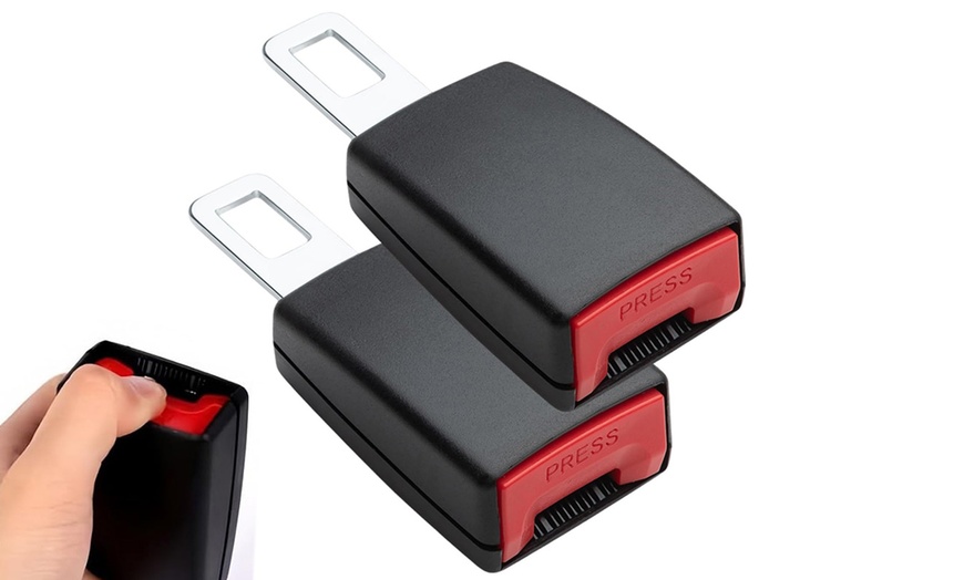 Image 3: 2Pcs Car Seat Buckle Holders