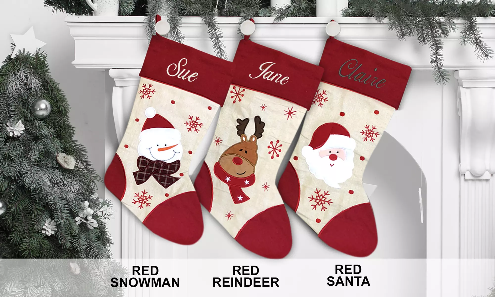 Personalised Pattern Christmas Stocking from Photobook Shop