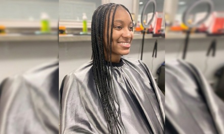 Large or Jumbo Knotless Braid Session - Braids By Britt