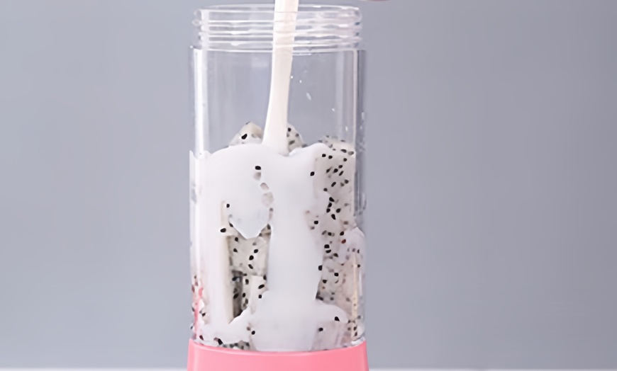 Image 6: Minibatidora portátil compacta y recargable, con regalo sorpresa