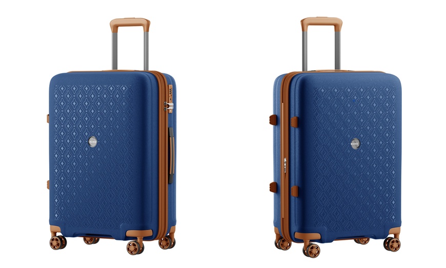 Image 10: Valise Kono avec serrure TSA et porte-gobelet