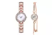 Damen-Set Uhr und Armreif in Silber oder Gold - Second Medium